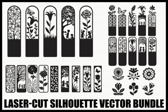Download Laser Cut Silhouette Vector Bundle - Laser Collection