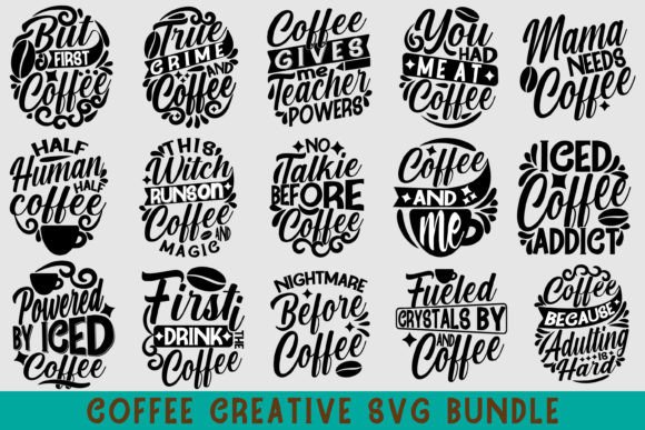 Download Coffee Creative SVG Bundle - Creative svg Collection