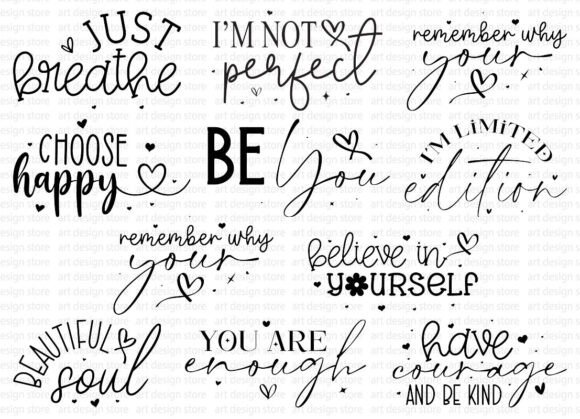 Download Boho Inspirational Quotes SVG PNG Bundle - Quotes svg Collection
