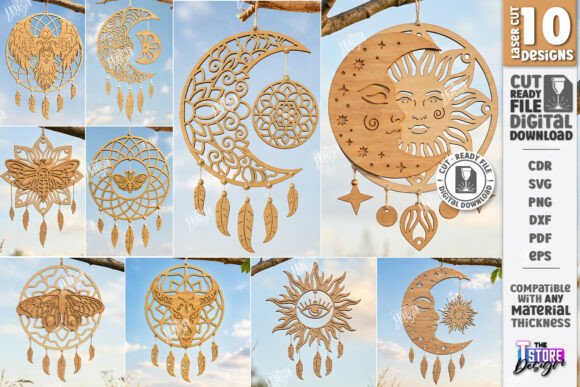Download Dream Catcher Laser Cut Bundle | Boho - Laser Collection