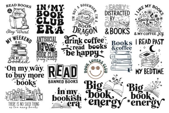 Download Books Saying Quotes SVG Bundle Cut File - Quotes svg Collection