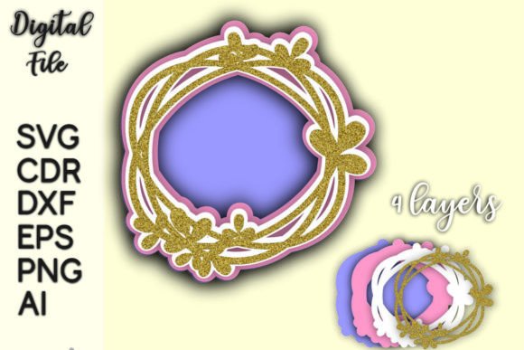 Download 3d Layered Cake Topper Svg Laser Cut - Laser Collection