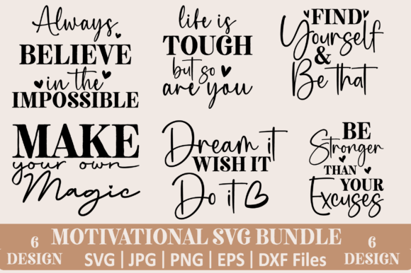 Download Motivational Quotes Svg Bundle - Quotes svg Collection