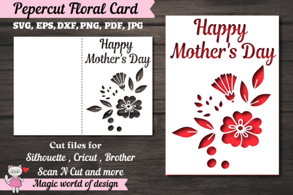 Download Happy Mother's Day Card Paper Cutting - Paper cutting Collection