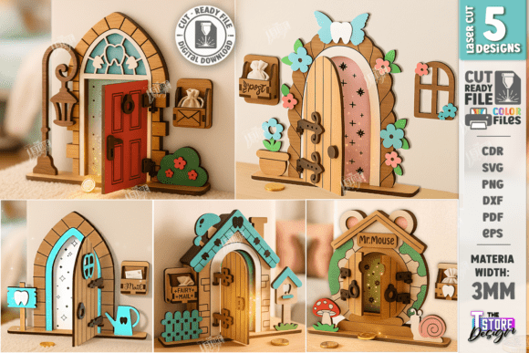 Download Tooth Fairy Door Laser Cut|Kids Room SVG - Laser Collection