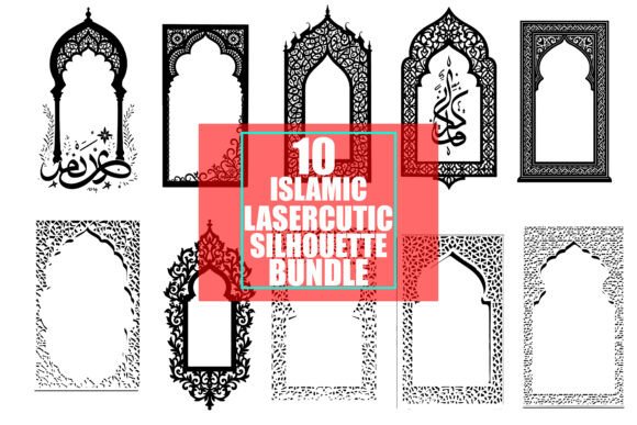 Download Islamic Lasercut Silhouette Set - Laser Collection