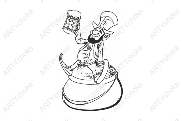 Download St Patrick Day. Leprechaun. SVG File - Premium Resources
